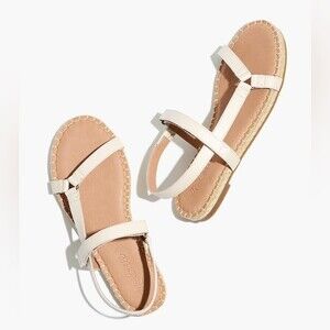 Madewell - Hallie Espadrille Leather Sandals - size 10M NWT